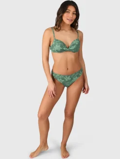 Fashion Brunotti Nolina-Leaf Dames Bikinibroekje | Juniper TwoToneFlowerJuniper