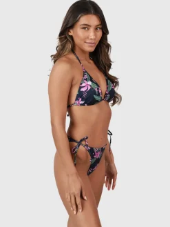 Hot Brunotti Novalee-Tropicana Dames Triangle Bikini Top | Indigo Blue