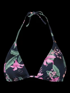 Hot Brunotti Novalee-Tropicana Dames Triangle Bikini Top | Indigo Blue
