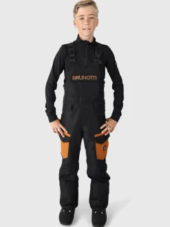 Clearance Brunotti Olly Jongens Bib Skibroek | Zwart