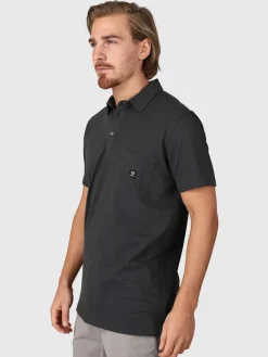 Hot Brunotti Palotje Heren Polo | Grijs Zwart
