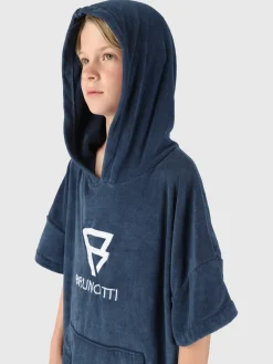 Outlet Brunotti Panchia Junior Poncho | Donker Blauw