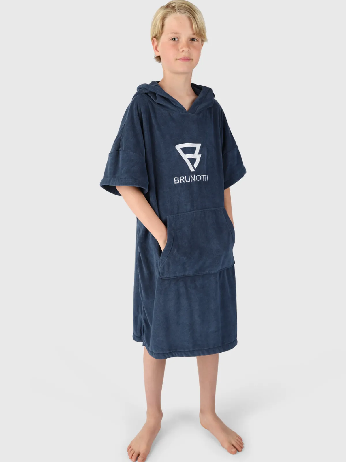 Outlet Brunotti Panchia Junior Poncho | Donker Blauw