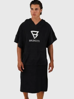 Discount Brunotti Poncho-Solid Poncho | Black VintageGreen