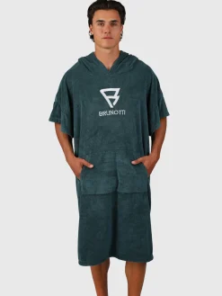 Clearance Brunotti Poncho-Solid Poncho | Fuel Green VintageGreen