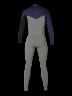 Fashion Brunotti Radiance Fullsuit 3/2mm Heren Wetsuit | Grijs GrijsenBlauw
