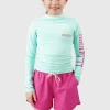 Discount Brunotti Raquely Meisjes Rashguard | Groen