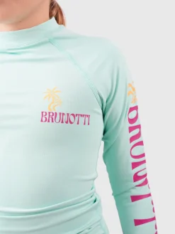 Discount Brunotti Raquely Meisjes Rashguard | Groen