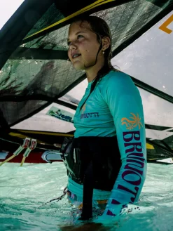 Discount Brunotti Raquely Meisjes Rashguard | Groen