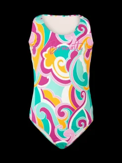 Discount Brunotti Sally-Swirl Meisjes Badpak | Multi Color