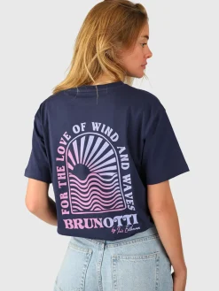 Fashion Brunotti Seaya-CT Dames T-shirt | Indigo Blue IndigoBlue