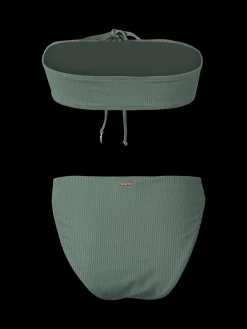 Best Brunotti Selas-Rib Dames Bandeau Bikini Set | Juniper
