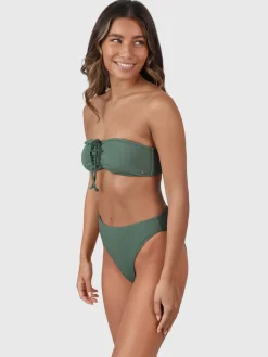Best Brunotti Selas-Rib Dames Bandeau Bikini Set | Juniper