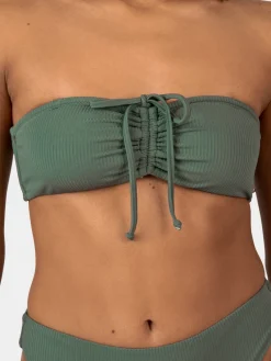 Best Brunotti Selas-Rib Dames Bandeau Bikini Set | Juniper