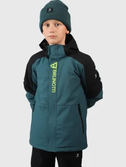 New Brunotti Sheldony Jongens Ski Jas | Fuel Green