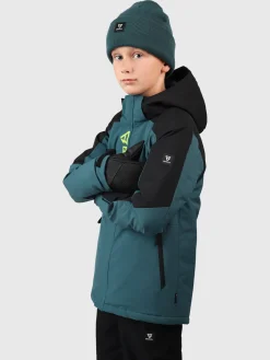 New Brunotti Sheldony Jongens Ski Jas | Fuel Green