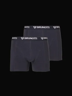 Outlet Brunotti Sido 2-pack Heren Boxershorts | + Zwart
