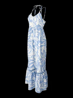 Sale Brunotti Siena-Floral Swirl Dames Maxi Jurk | Bluebell