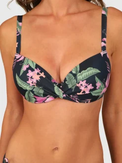 Clearance Brunotti Stefana-Tropicana Women Bikini Top | Indigo Blue