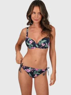 Clearance Brunotti Stefana-Tropicana Women Bikini Top | Indigo Blue