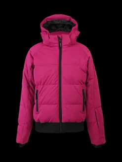 Sale Brunotti Suncrown Meisjes Puffer Ski Jas | Fuchsia Pink