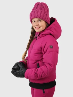 Sale Brunotti Suncrown Meisjes Puffer Ski Jas | Fuchsia Pink