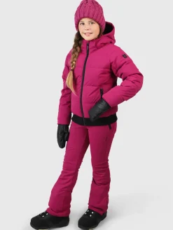 Sale Brunotti Suncrown Meisjes Puffer Ski Jas | Fuchsia Pink