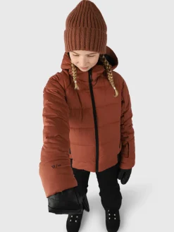 Hot Brunotti Suncrown Meisjes Puffer Ski Jas | Bruin