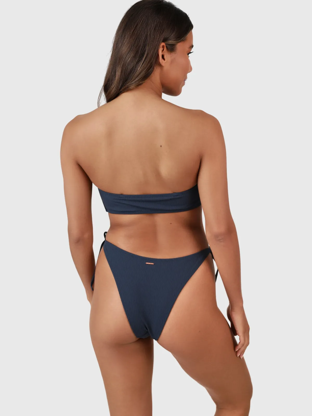 Hot Brunotti Suus-Rib Dames Bikini Bandeau Top | Indigo Blue IndigoBlue