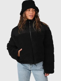 Best Brunotti Teddy Dames Teddy Puffer Jas | Zwart