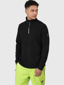 Discount Brunotti Tenno-N Heren Fleece | Zwart