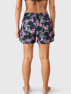 Best Brunotti Toluca-Tropicana Dames Zwemshort | Indigo Blue ClubTropicanaIndigoBlue