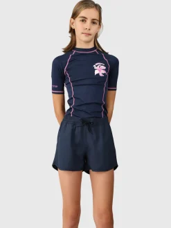 Outlet Brunotti Tulya Girls Swim Shorts | Indigo Blue IndigoBlue