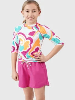 Fashion Brunotti Tulya Meisjes Zwemshort | Magenta Pink