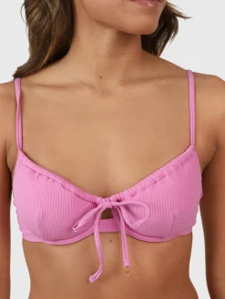 Outlet Brunotti Tutaire-Rib Dames Beugel Bikini Set | Violet