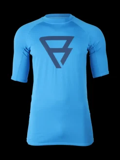 Fashion Brunotti Waveguard Heren Rashguard | Neon Blue NeonBlue