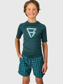 Outlet Brunotti Waveguardy Boys Rashguard | Fuel Green FuelGreen