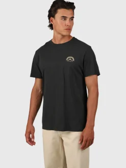 Outlet Brunotti Whiterly Heren T-shirt | Pirate Black PirateBlack