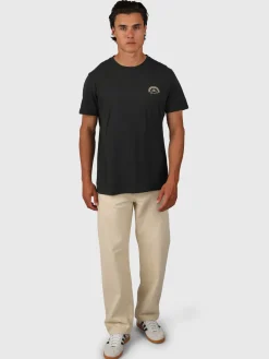 Outlet Brunotti Whiterly Heren T-shirt | Pirate Black PirateBlack
