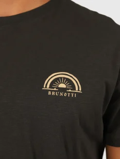 Outlet Brunotti Whiterly Heren T-shirt | Pirate Black PirateBlack