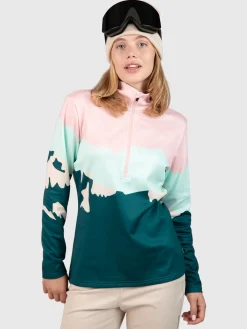 Clearance Brunotti Yukon Dames Polygiene Fleece | Evergreen