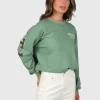 Online Brunotti Zomer Alm Dames Sweater | Eucalyptus
