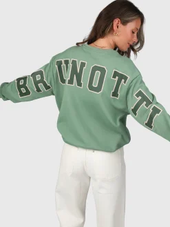 Online Brunotti Zomer Alm Dames Sweater | Eucalyptus