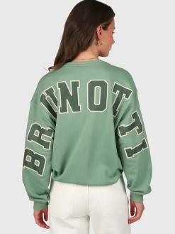 Online Brunotti Zomer Alm Dames Sweater | Eucalyptus