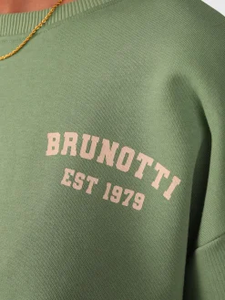 Online Brunotti Zomer Alm Dames Sweater | Eucalyptus